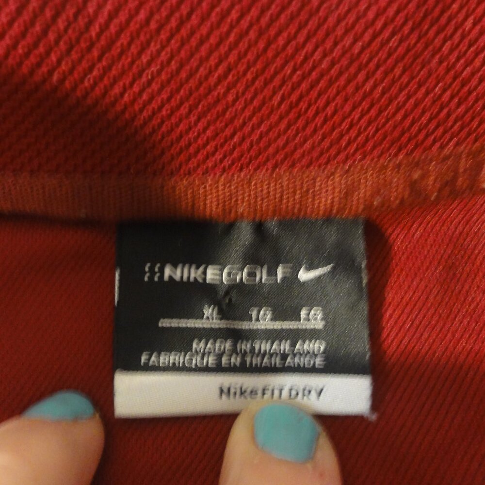 Nike Golf Shirt My Carolina Mens XL Maroon 3 Button Polo‎ - Picture 4 of 11